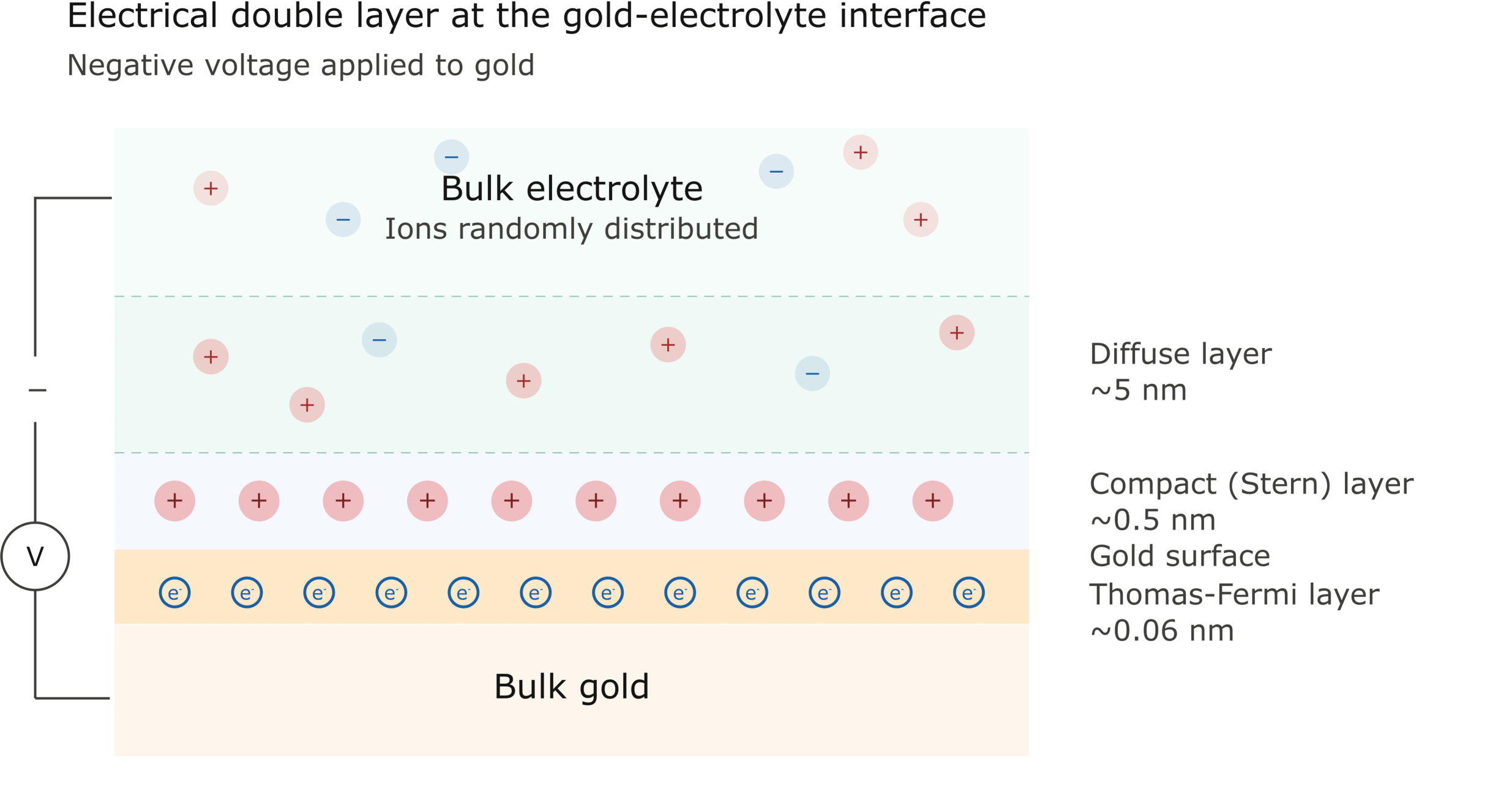 Charge optics — ionic charge coupling to light